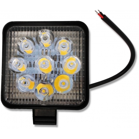 REFLEKTOR LAMPA ROBOCZA LED KWADRATOWA 12V 24V 27W